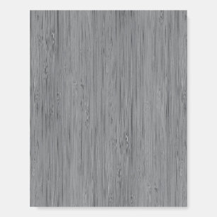 Ash Gray Bamboo Wood Grain Look Foam Board