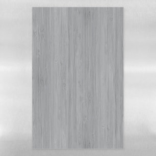 Ash Gray Bamboo Wood Grain Look Magnetic Dry Erase Sheet