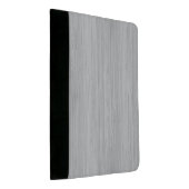 Ash Gray Bamboo Wood Grain Look Padfolio (Angled)