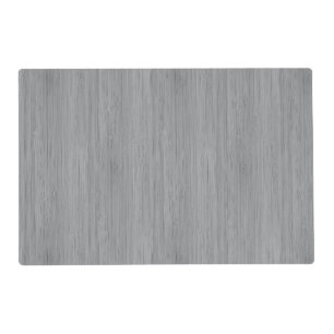 Ash Gray Bamboo Wood Grain Look Placemat