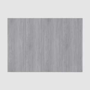 Ash Gray Bamboo Wood Grain Look Tissue Paper