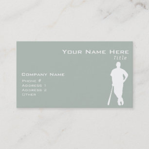 Ash Gray Baseball Business Card