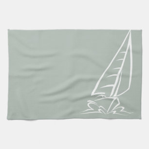 Ash Gray Sailing Towel