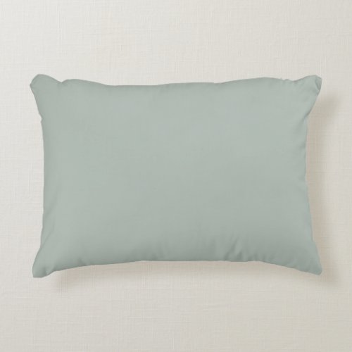 Ash gray solid color accent pillow