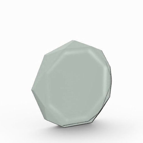 Ash gray solid color acrylic award