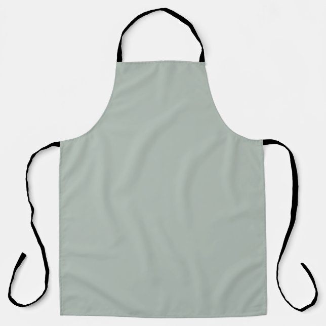 Ash gray (solid color) apron (Front)