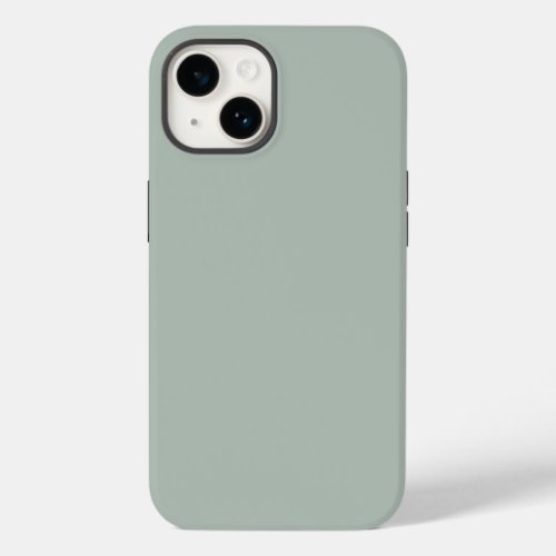 Ash gray solid color Case_Mate iPhone 14 case