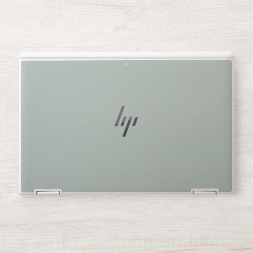 Ash gray solid color HP laptop skin
