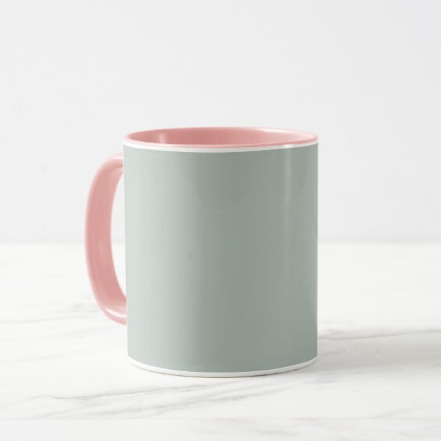 Ash gray (solid color) mug (Front Left)