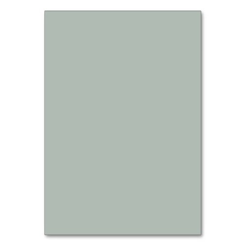 Ash gray solid color table number