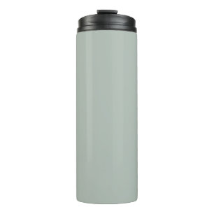Ash gray (solid color) thermal tumbler