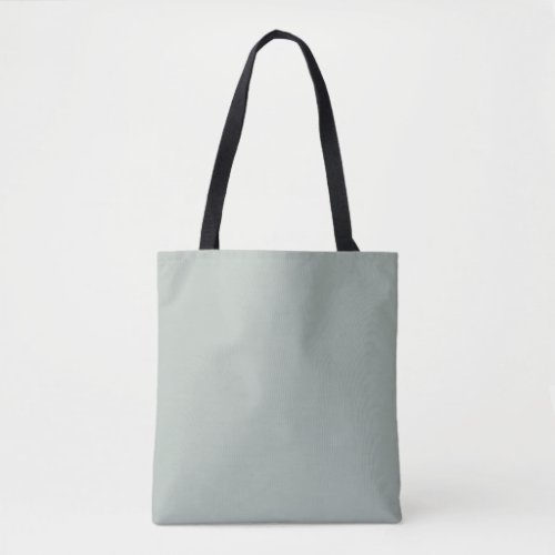Ash gray solid color tote bag