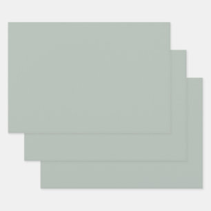 Ash gray (solid color) wrapping paper sheets