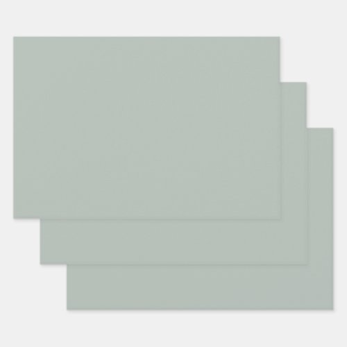 Ash gray solid color wrapping paper sheets