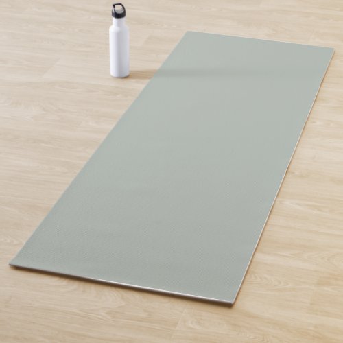 Ash gray solid color yoga mat