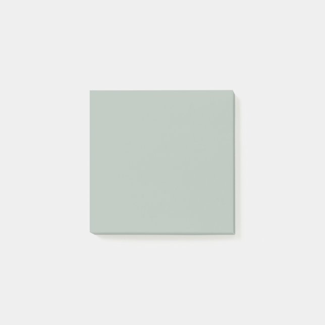 Ash Gray Square Post-it® Notes (Front)