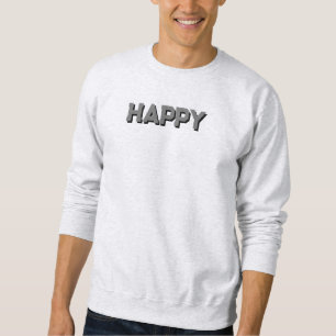 Ash gray sweatshirt for men and women's wear