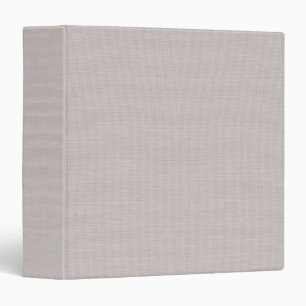 Ash Linen Texture Blank Minimalist Clean 3 Ring Binder