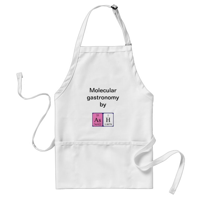 Ash periodic table name apron (Front)