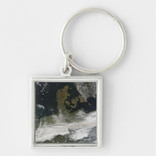 Ash plume from Eyjafjallajokull Volcano 2 Keychain