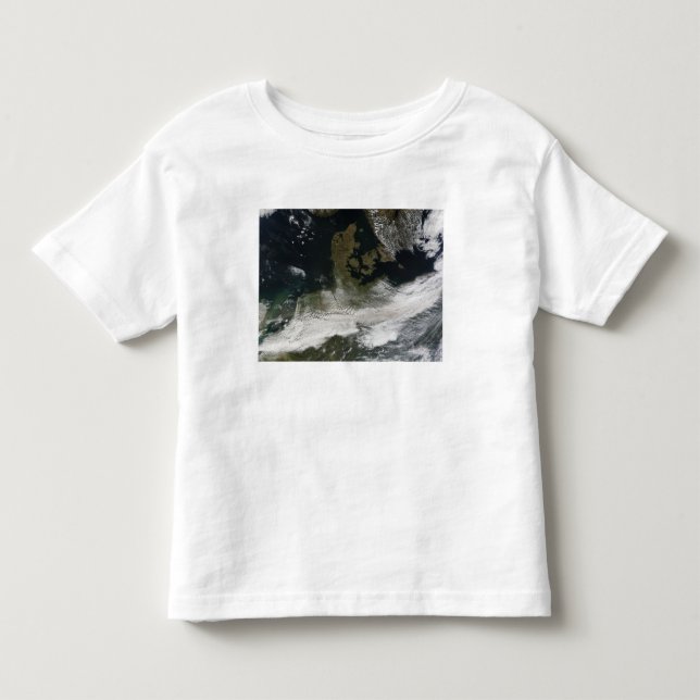 Ash plume from Eyjafjallajokull Volcano 2 Toddler T-shirt (Front)