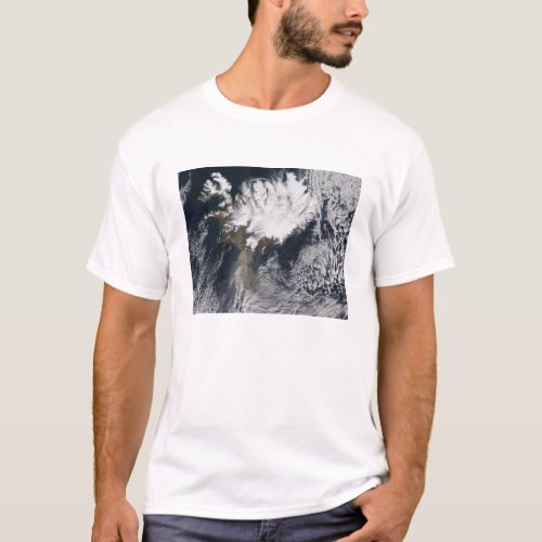 Ash plume from Eyjafjallajokull Volcano Icelan T_Shirt