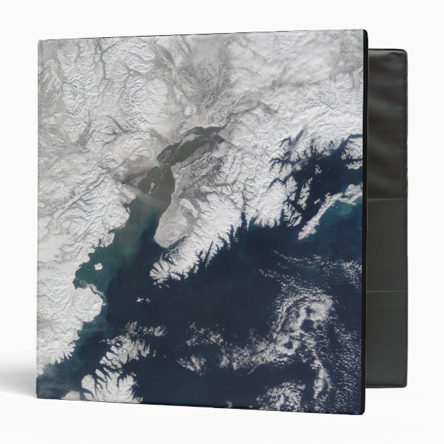 Ash plume from Mount Redoubt, Alaska Binder (Front/Inside)