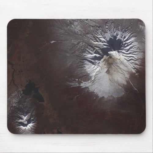 Ash stains on Russias Shiveluch volcanos sl Mouse Pad