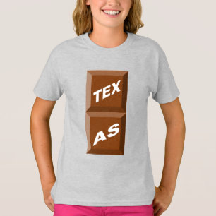 Ash t-shirt girls TEXAS CHOCOLATE