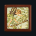 Ash Tree Fairy Walking on Branch Jewelry Box<br><div class="desc">A fairy walks gingerly across the branch of an ash tree in this piece by Vision Studio. The image looks like it was ripped right out of a children's book on folklore and magical woodland creatures. Get your copy of this amazing work today!</div>