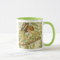 Ash Tree Fairy Walking on Branch