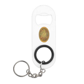 Ash Tree Leaf Design Keychain Bottle Opener