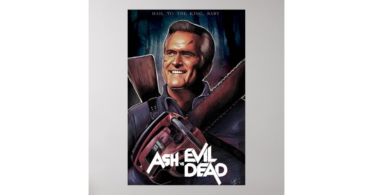 Ash vs Evil Dead Fanart Poster | Zazzle