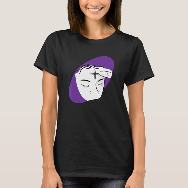 Ash Wednesday Cool Christianity Fasting Day Cathol T-Shirt (Front)