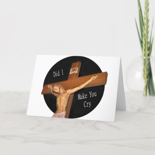 Ash Wednesday Lenten Greeting Card