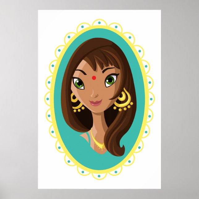 Asha the Indian Beauty Poster (Front)