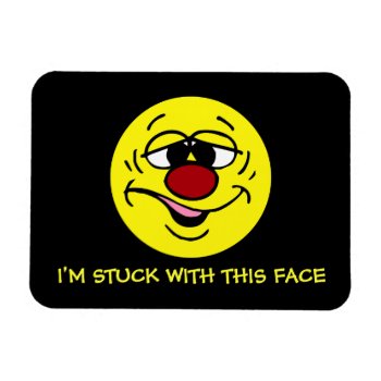 Ashamed Face Grumpey Magnet by disgruntled_genius at Zazzle