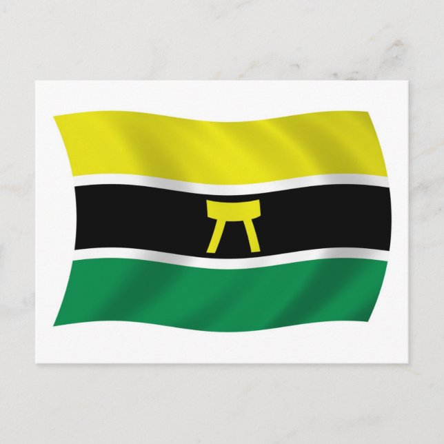 Ashanti People Flag Postcard (Front)
