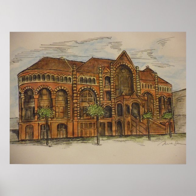 Ashbel Smith Building Poster (Front)