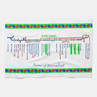 Ashby Canal Route UK Waterways Green Towel