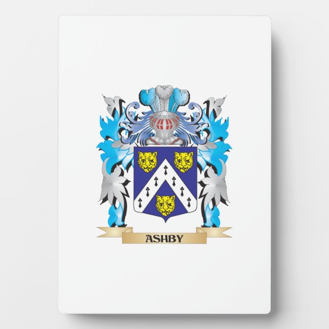 Ashby Coat Of Arms Plaque (Front)