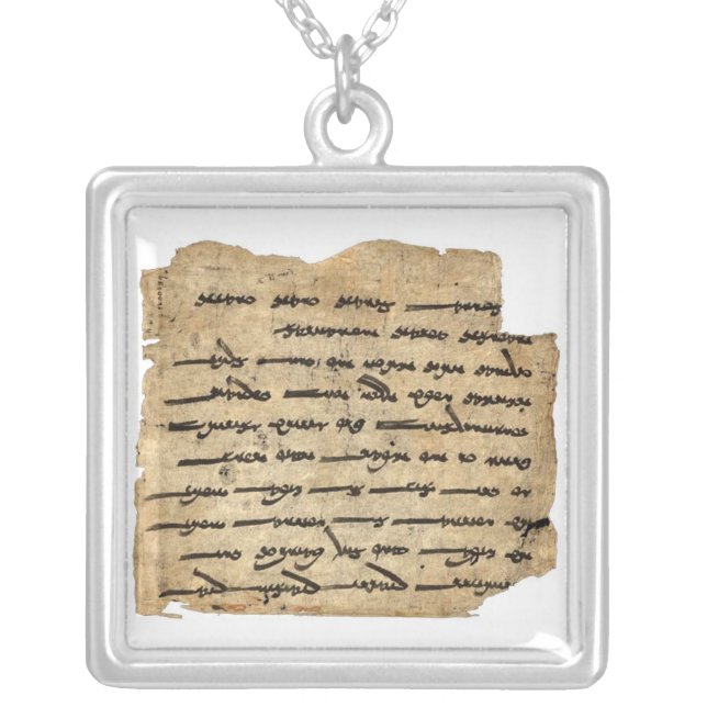 Ashem Vohu Silver Plated Necklace (Front)