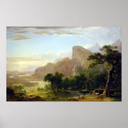Asher Brown Durand Landscape Thanatopsis Poster