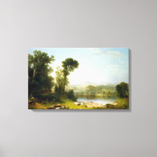 Asher Brown Durand Pastoral Landscape Canvas Print