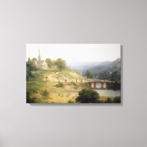 Asher Brown Durand Sunday Morning Canvas Print