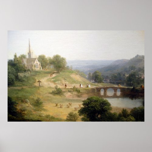 Asher Brown Durand Sunday Morning Poster