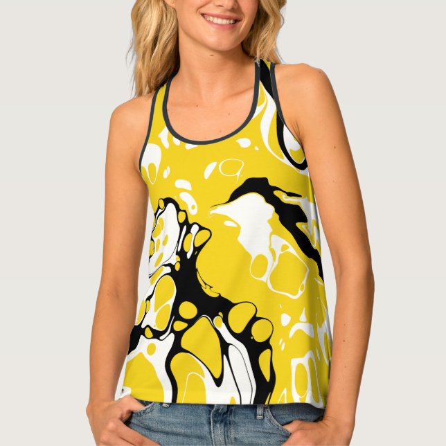Asher - Liquify Abstraction Tank Top (Front)