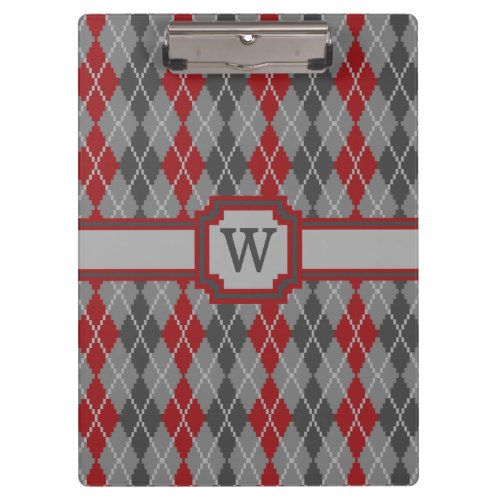 Ashes and Embers Argyle Clipboard