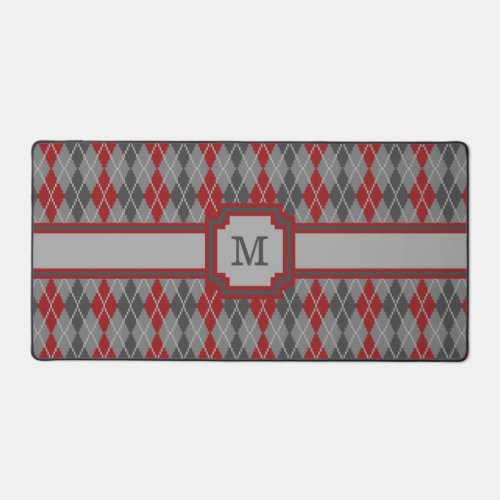 Ashes and Embers Argyle Desk Mat