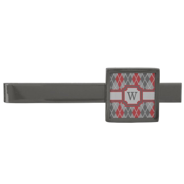 Ashes and Embers Argyle Tie Bar (Front)